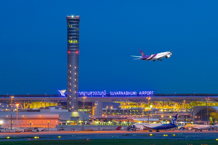 Suvarnabhumi Airport Siam Bangkok Map