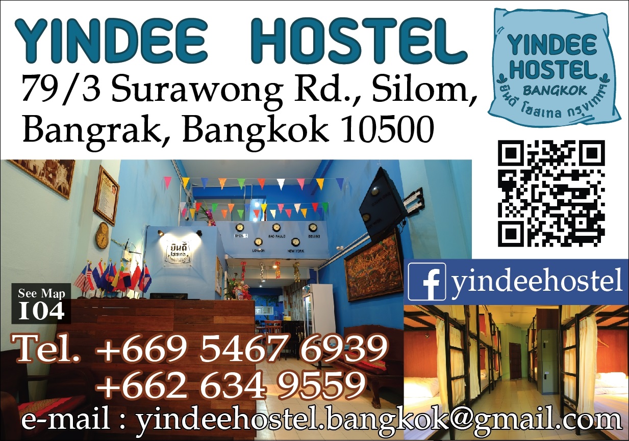 Yindee Hostel Bangkok - SiamBangkokMap