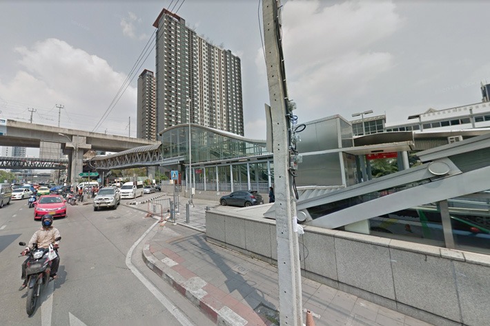 Exit.1* Asoke - Din Deang Road, Skywalk to Makkassan Station (Airport Rail Link) - SiamBangkokMap