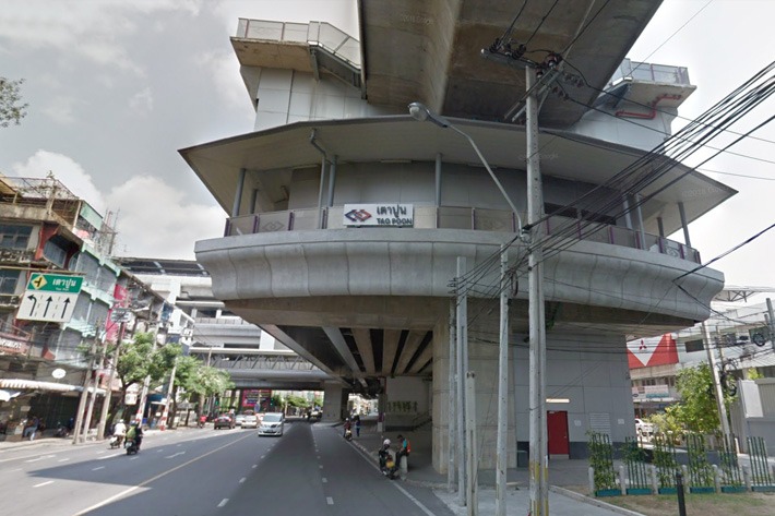 Sky Train : Tao Poon Station (Purple Line Change Blue Line) - SiamBangkokMap